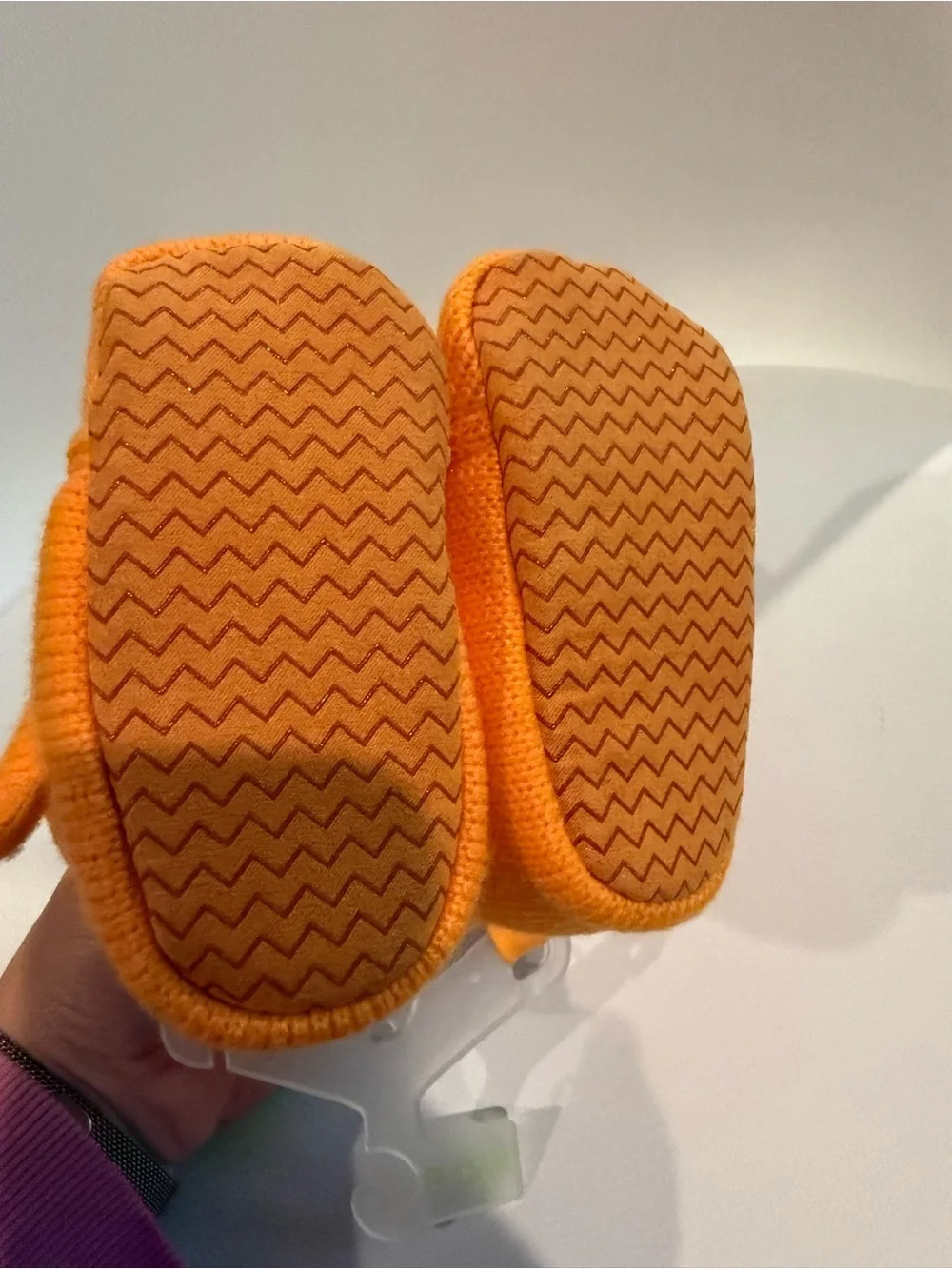 🎃Orange Pumpkin Knit Baby Booties - Kids Accessories